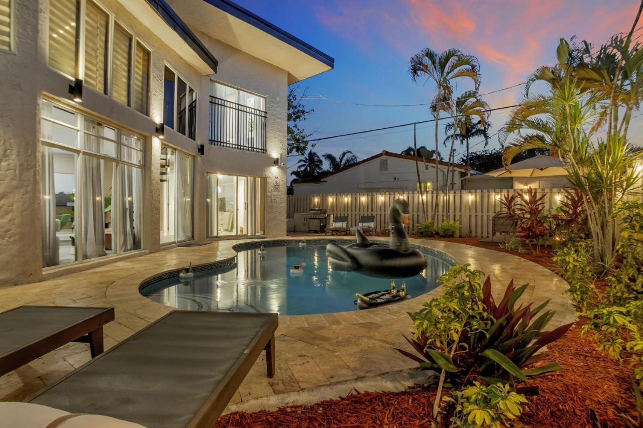Stunning 2 Story Villa With Pool Fort Lauderdale Luaran gambar